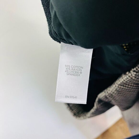 J. Jill Size 16 Houndstooth Premium Bi-Stretch Pull On Crop Ankle Pants - Picture 5 of 6